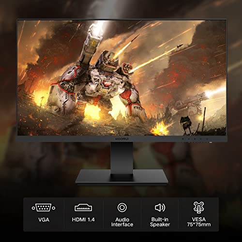 KOORUI 21.5" Gaming Monitor FHD 1080P 100HZ VA