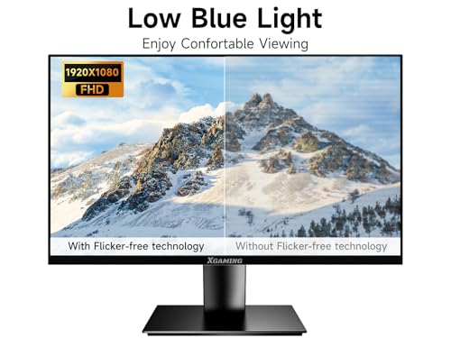 24" FHD Wireless PC Monitor with FreeSync, VESA Black