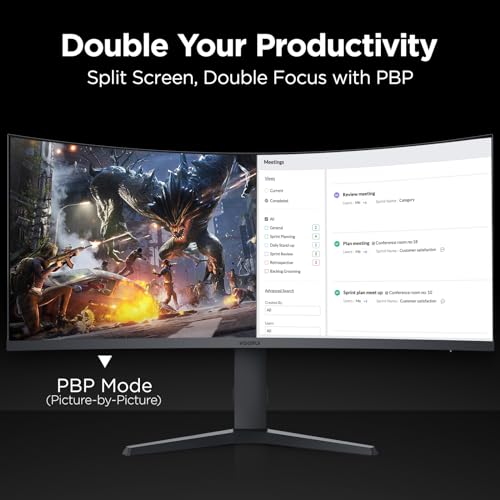 KOORUI 34" Ultrawide Curved Gaming Monitor 144Hz 165Hz