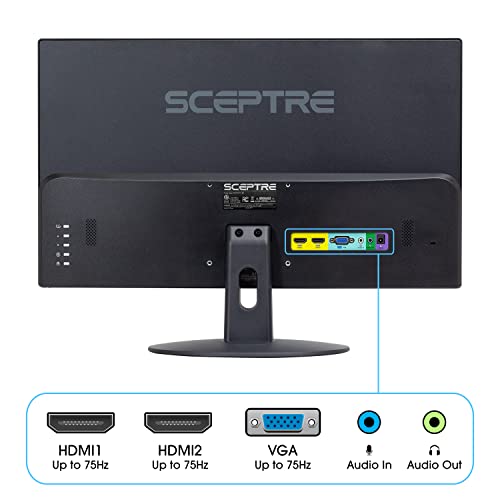 Sceptre 24" HD Monitor with Speakers & Ports