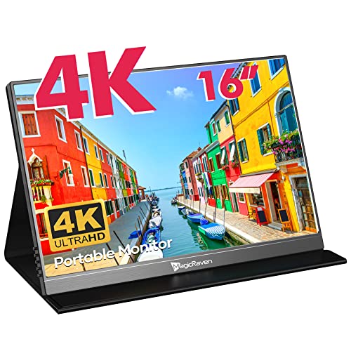 MagicRaven 4K Portable Monitor: 16" IPS Laptop Display