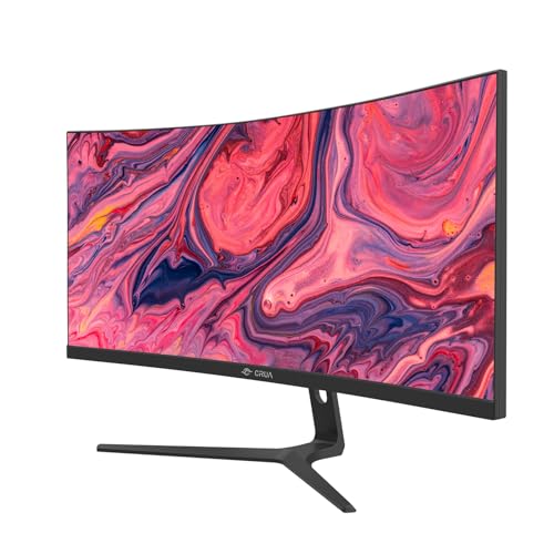Ultrawide 30" Curved Monitor, 2560x1080P, 100HZ VESA-Black