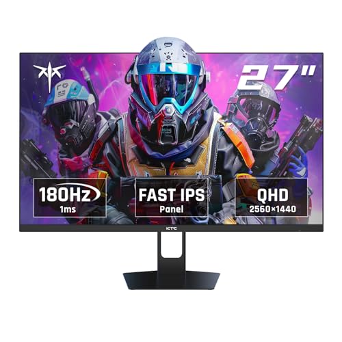 27" QHD Gaming Monitor: 180Hz, 1ms, IPS