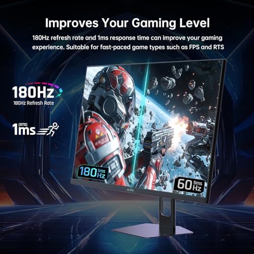 27" QHD Gaming Monitor: 180Hz, 1ms, IPS
