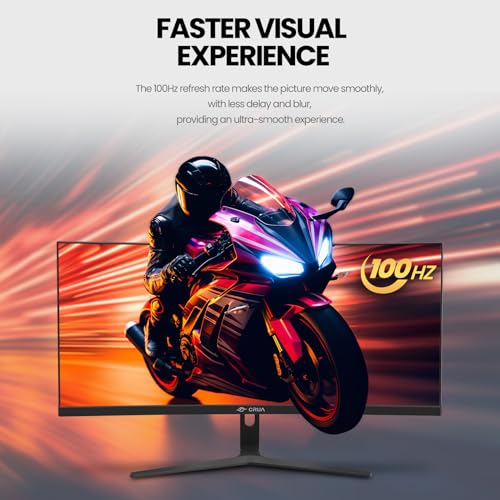 Ultrawide 30" Curved Monitor, 2560x1080P, 100HZ VESA-Black