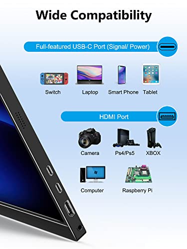 MagicRaven 4K Portable Monitor: 16" IPS Laptop Display