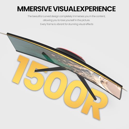 Ultrawide 30" Curved Monitor, 2560x1080P, 100HZ VESA-Black