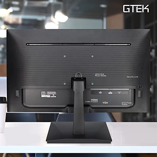 GTEK 24" 75Hz FHD Computer Monitor, Frameless Design