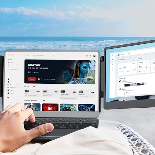 ZUMWALT 14" 1080P FHD Portable Laptop Screen Extender