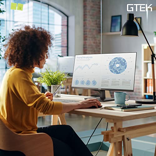 GTEK 24" 75Hz FHD Computer Monitor, Frameless Design