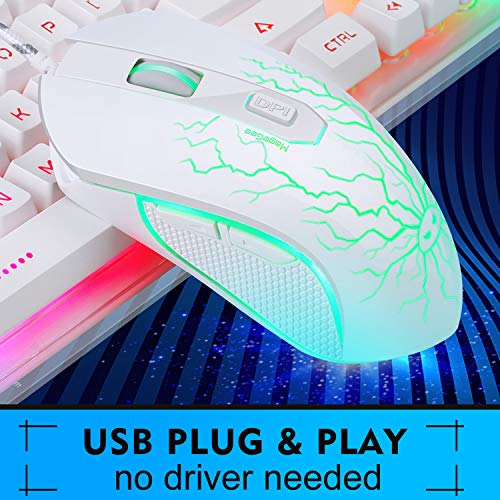RGB LED Backlit Gaming Keyboard and Mouse Set