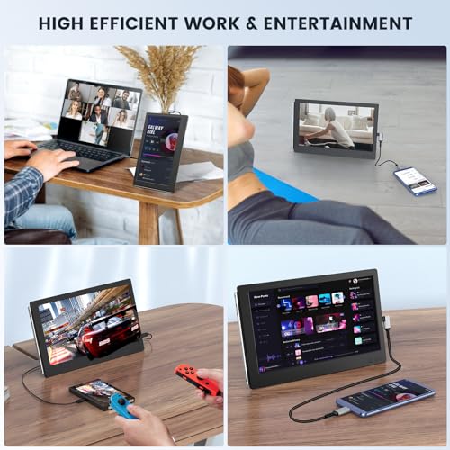 Portable Laptop Screen Extender: 11.6" Plug & Play