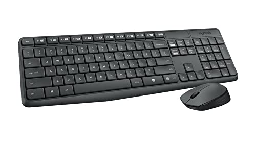 Logitech MK235 Wireless Keyboard and Mouse Combo for Windows
