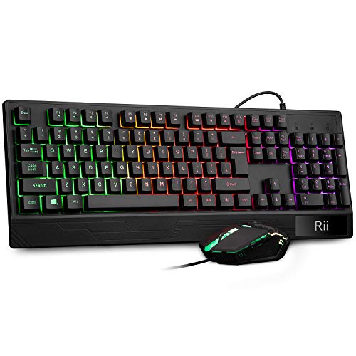 Rii RK400 RGB Gaming Keyboard & Mouse Combo
