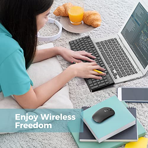 Lovaky Wireless Keyboard and Mouse Combo, Ergonomic Design