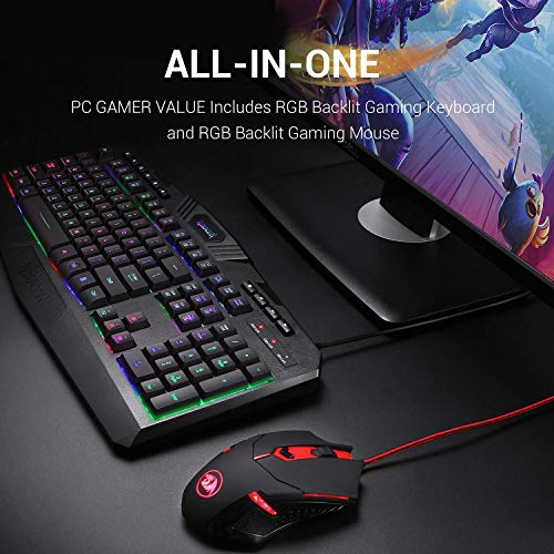 Redragon S101 Gaming Keyboard/ M601 Mouse Combo Set