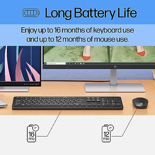 HP 230 Wireless Mouse & Keyboard Combo - 2.4GHz