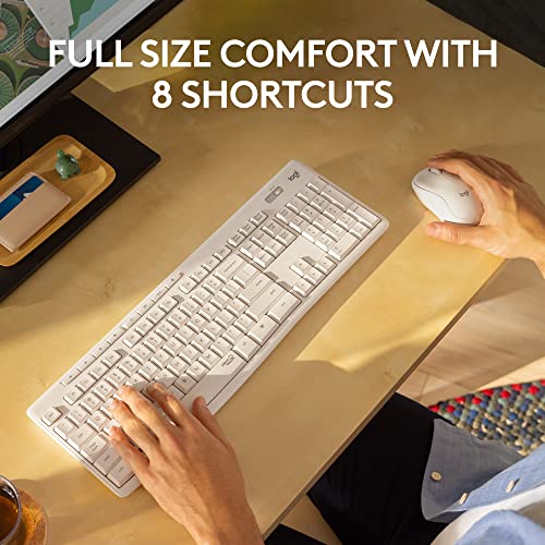 Logitech MK295 Wireless Mouse & Keyboard - SilentTouch Technology