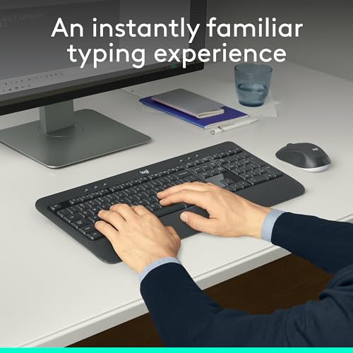 Logitech MK540 Wireless Keyboard and Mouse Combo, 2.4GHz