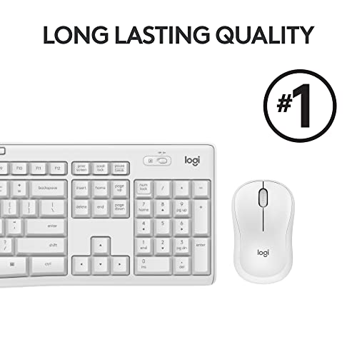 Logitech MK295 Wireless Mouse & Keyboard - SilentTouch Technology