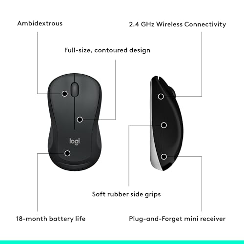 Logitech MK540 Wireless Keyboard and Mouse Combo, 2.4GHz