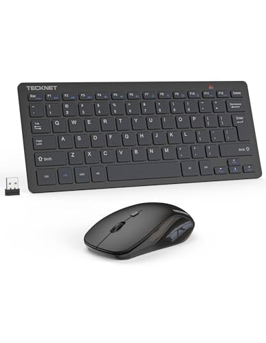 TECKNET Mini Wireless Keyboard and Mouse Combo Kit