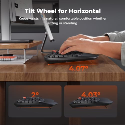 MEETION Ergonomic Wireless Keyboard & Mouse Set