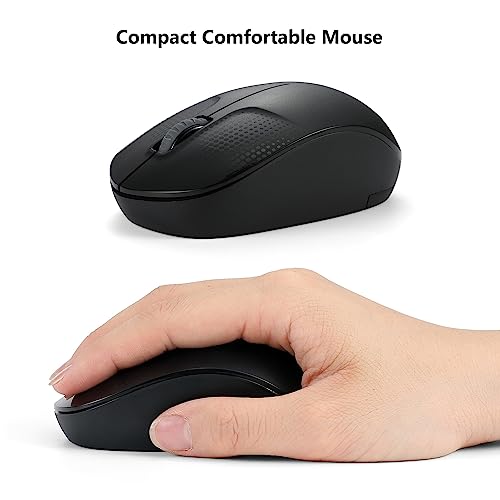 Wireless Keyboard and Mouse Combo for Windows and Mac