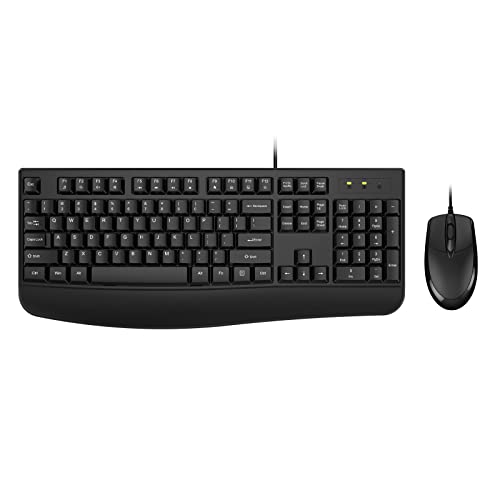Ergonomic Keyboard and Mouse Combo for Windows and Mac