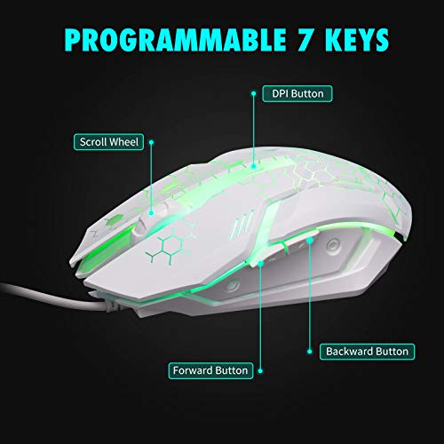 Chonchow RGB Gaming Keyboard and Mouse Combo Package