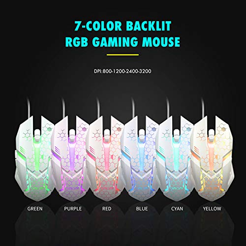 Chonchow RGB Gaming Keyboard and Mouse Combo Package