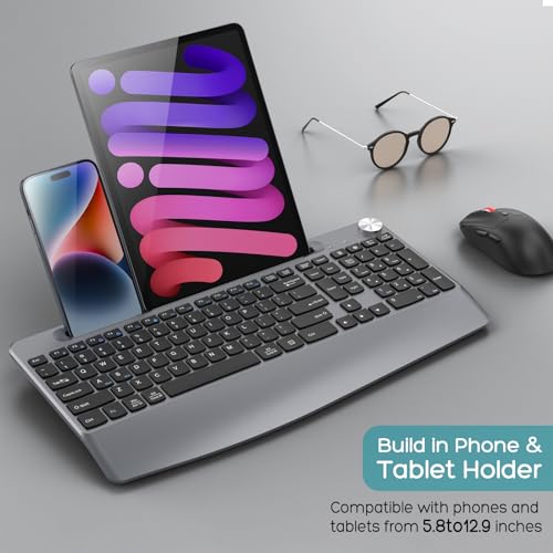 GAMCATZ Wireless Keyboard and Mouse Combo - Grey