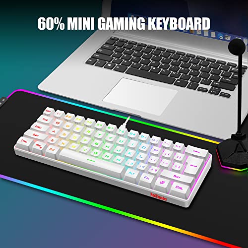 RedThunder Mini Gaming Keyboard and Mouse Combo, RGB Backlit