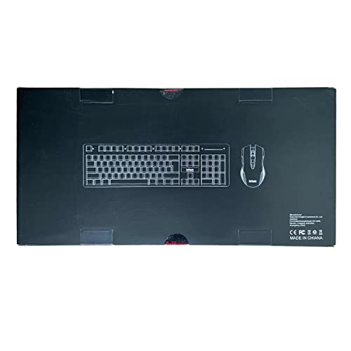 RedThunder Mini Gaming Keyboard and Mouse Combo, RGB Backlit