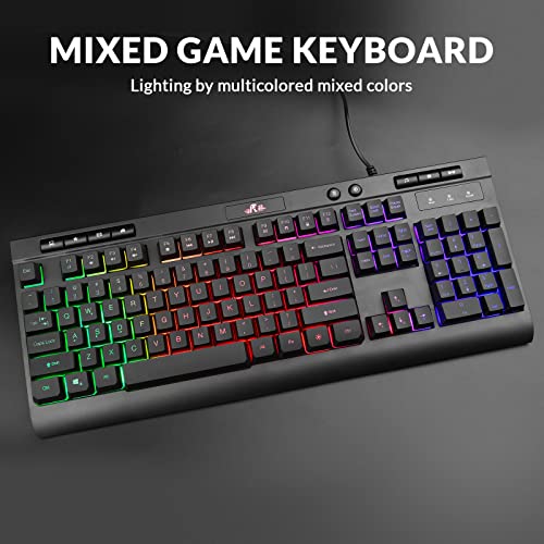 Rii LED Gaming Keyboard and Mouse Combo (RGB)