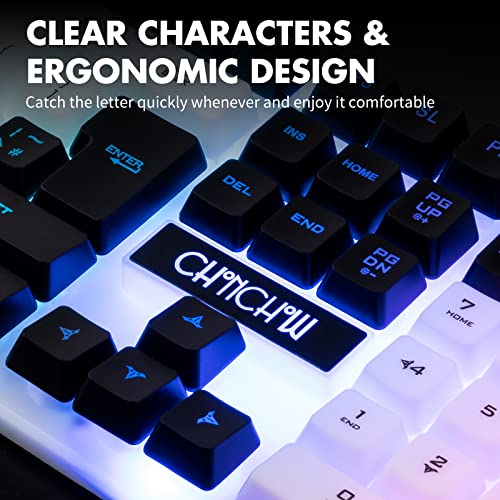 CHONCHOW Gaming Keyboard Mouse Combo - LED Backlit