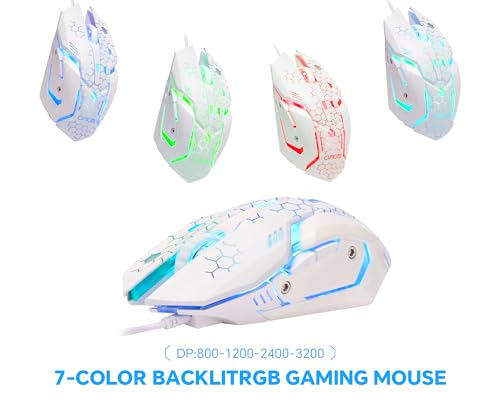 CHONCHOW Gaming Keyboard Mouse Combo - LED Backlit