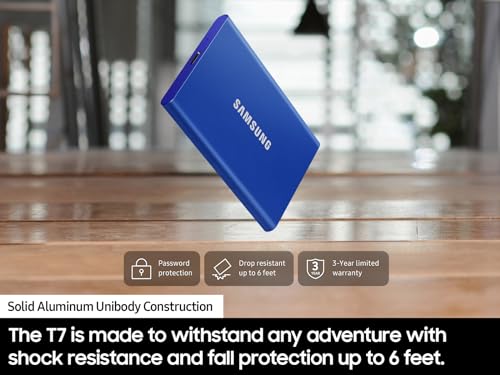 Samsung T7 Portable SSD 1TB - High Speeds