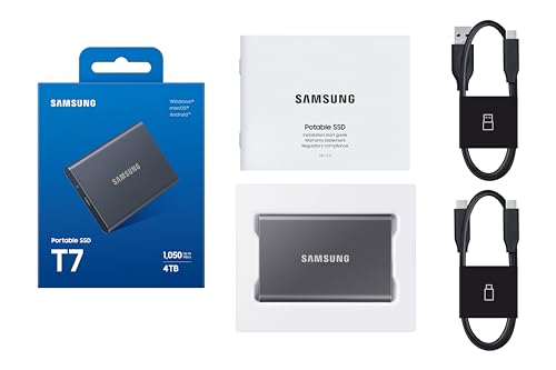 Samsung T7 Portable SSD 1TB - High Speeds