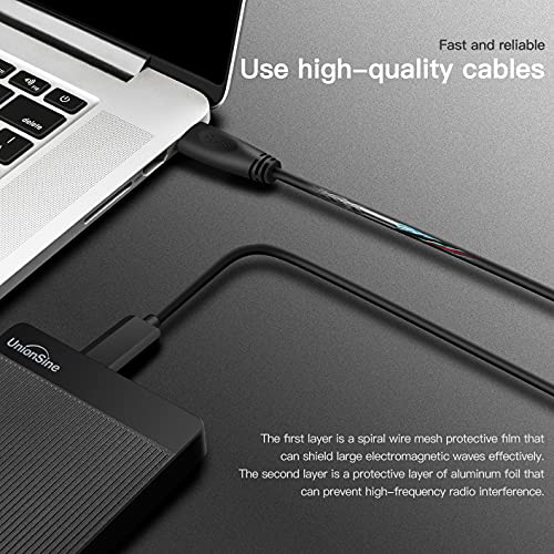 Ultra Slim 1TB External Hard Drive PC Mac PS4 Xbox Wifi Communication