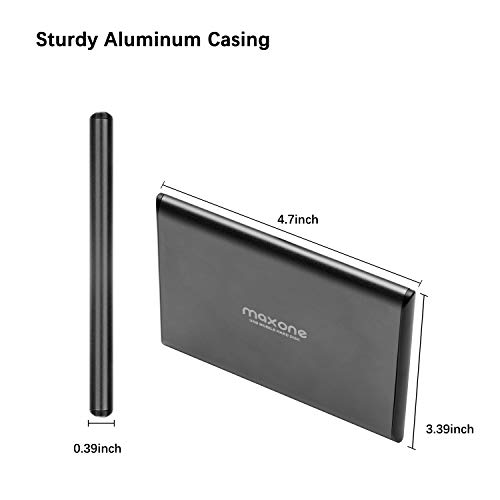 500GB Ultra Slim Portable External Hard Drive - USB 3.0