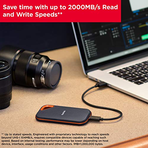 SanDisk 1TB Extreme PRO Portable SSD - Fast Speeds