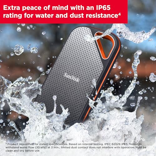 SanDisk 1TB Extreme PRO Portable SSD - Fast Speeds