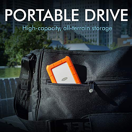 LaCie 5TB Portable External HDD - USB 3.0/2.0 Compatible