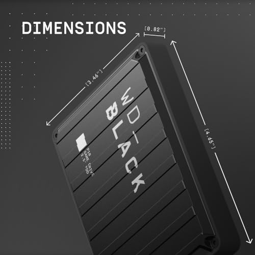 WD_BLACK 5TB P10 Game Drive - Playstation, Xbox, PC