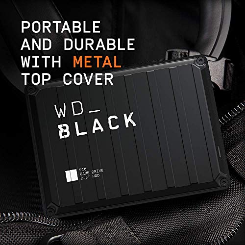 WD_BLACK 5TB P10 Game Drive - Playstation, Xbox, PC