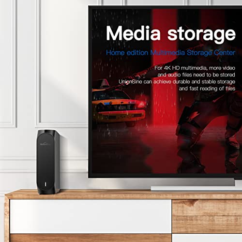 UnionSine 10TB External Hard Drive USB3.2Gen2 Black