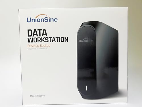 UnionSine 10TB External Hard Drive USB3.2Gen2 Black