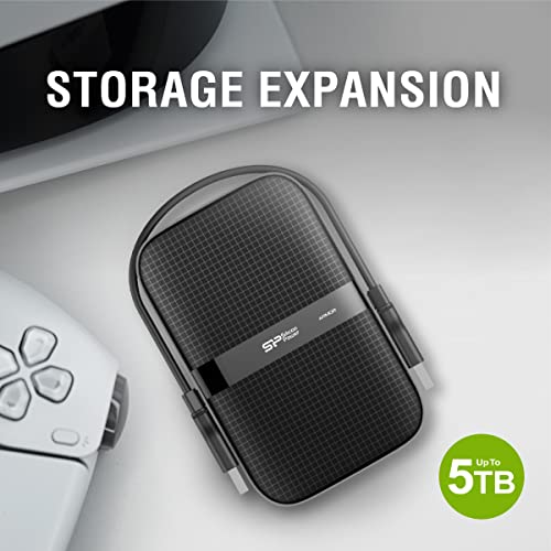 Silicon Power 2TB Rugged Portable Hard Drive