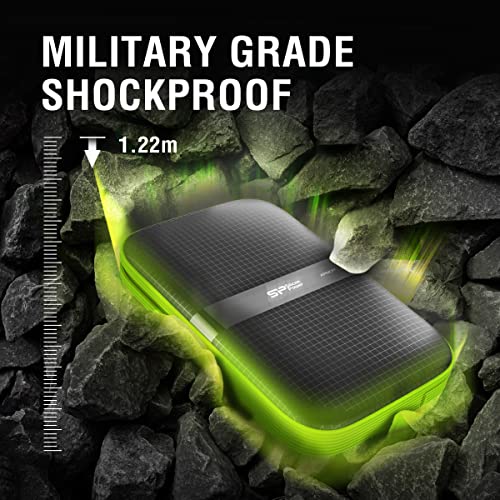 Silicon Power 2TB Rugged Portable Hard Drive